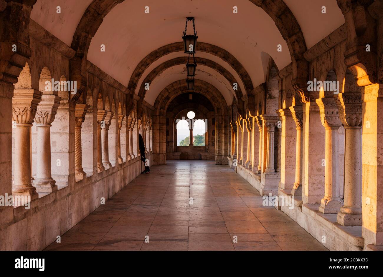 Fishermans Bastion, Budapest, Ungheria Foto Stock