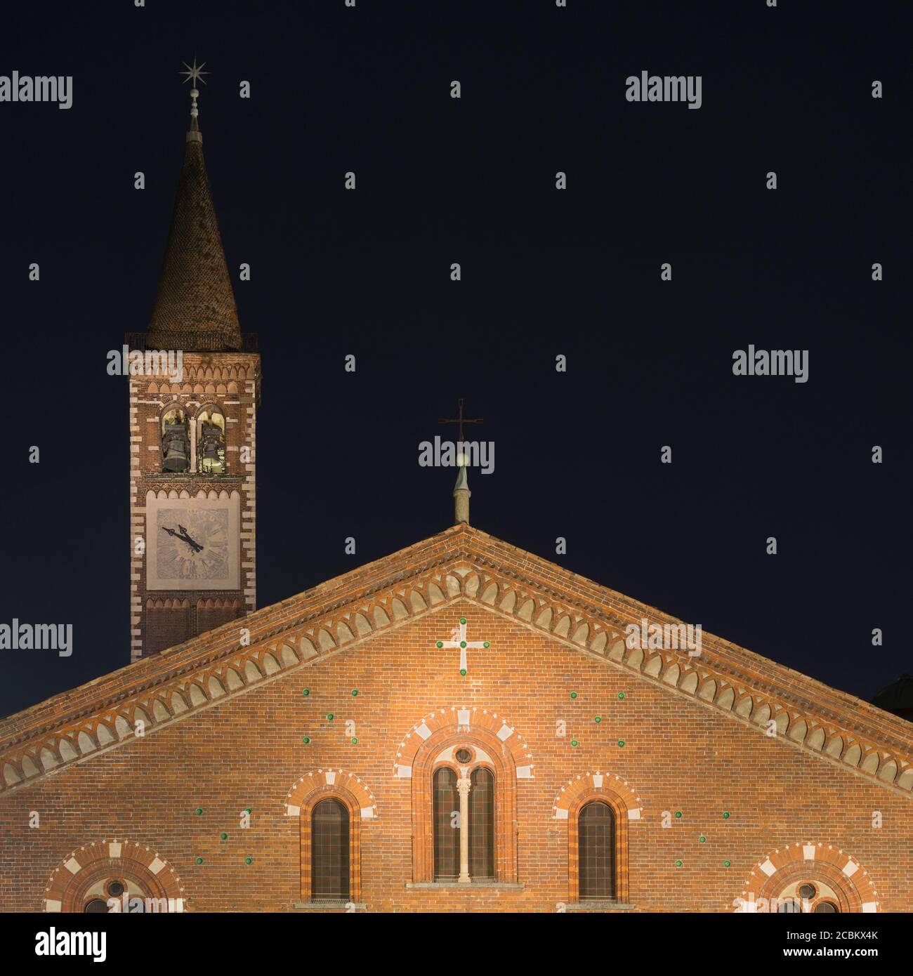 Basilica di SantAmbrogio (Basilica di SantAmbrogio), Milano, Italia Foto Stock