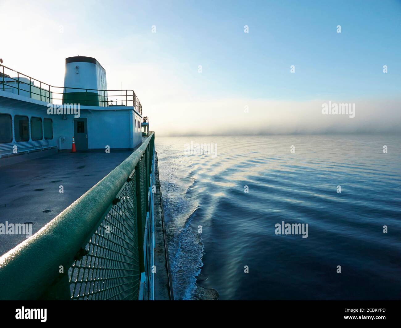 Traghetto da Anacortes a San Juan Island, Washington state, USA Foto Stock