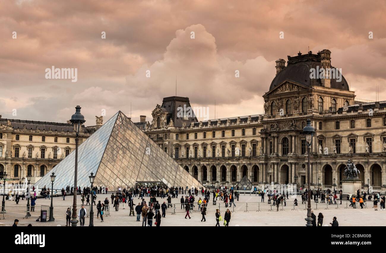 Louvre, Parigi, Francia Foto Stock