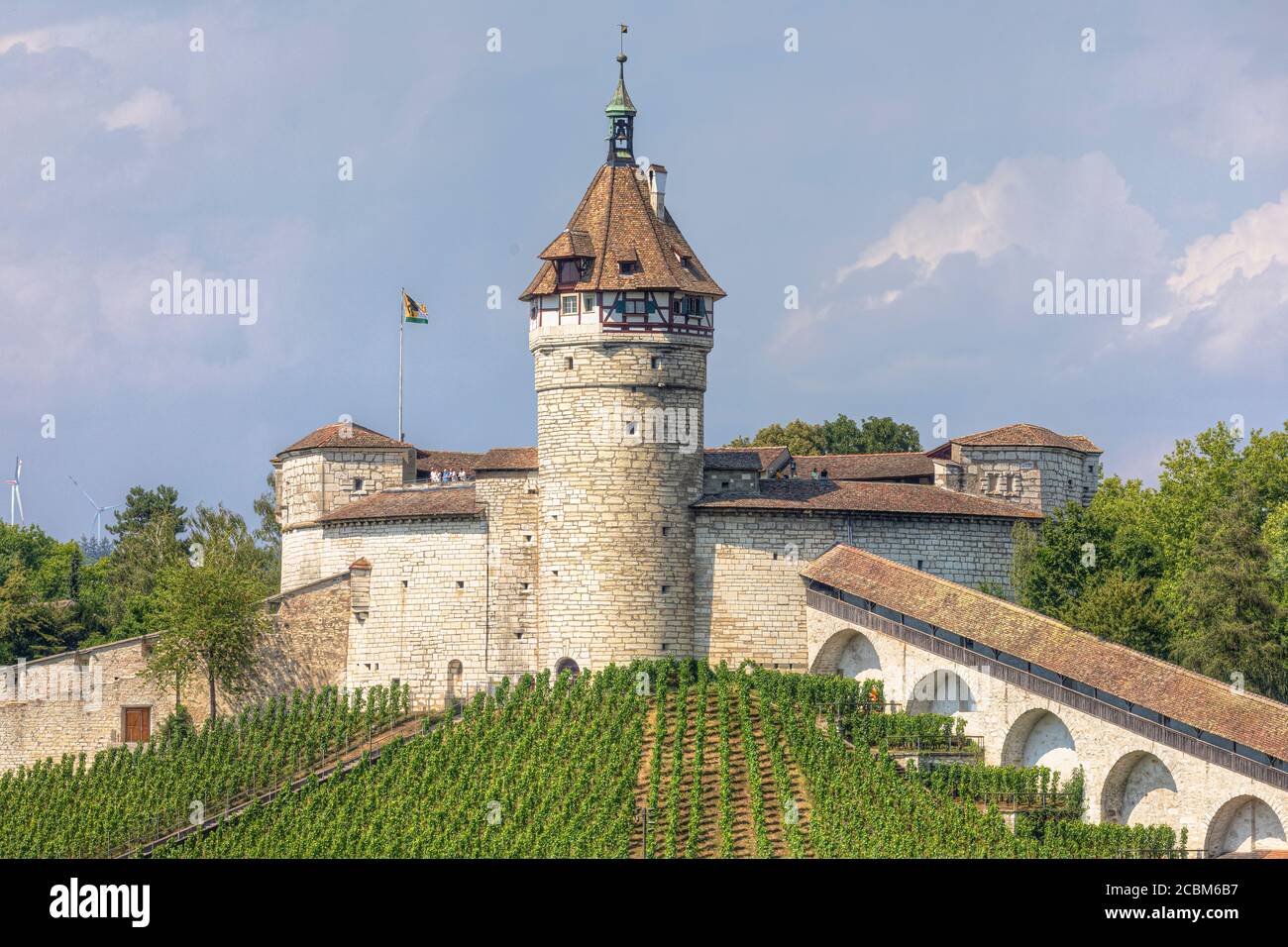 Schaffhausen, Munot, Svizzera, Europa Foto Stock