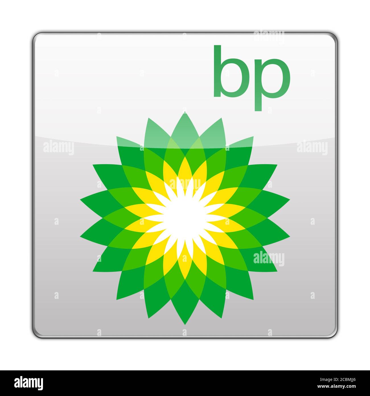 BP - icona British Petroleum Foto Stock