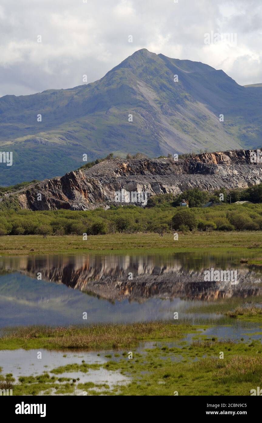Guardando a nord-est dal COB vicino al Boston Lodge. Foto Stock