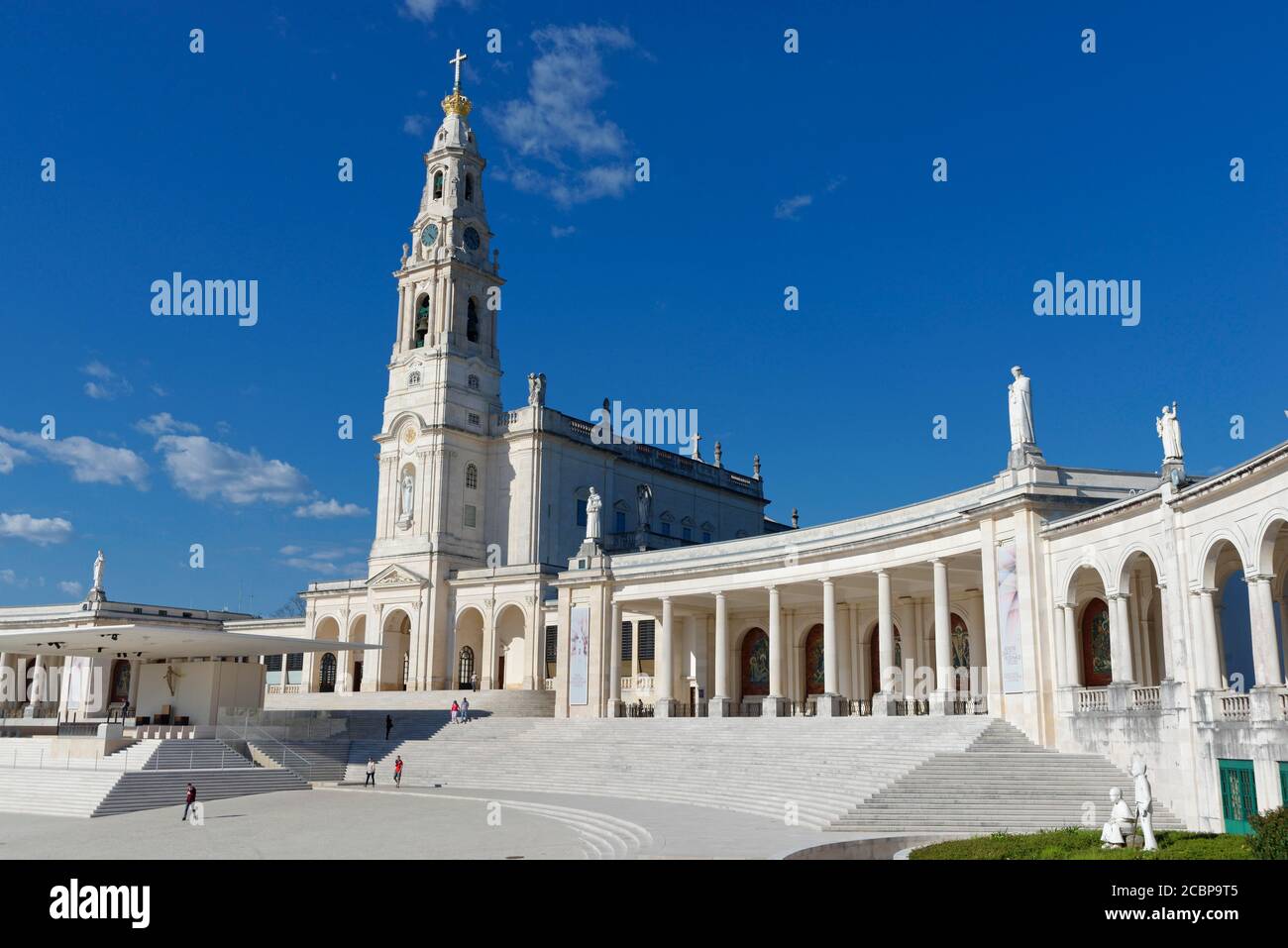 Basilica di nostra Signora del Rosario, Fatima, Ourem, Portogallo Foto Stock