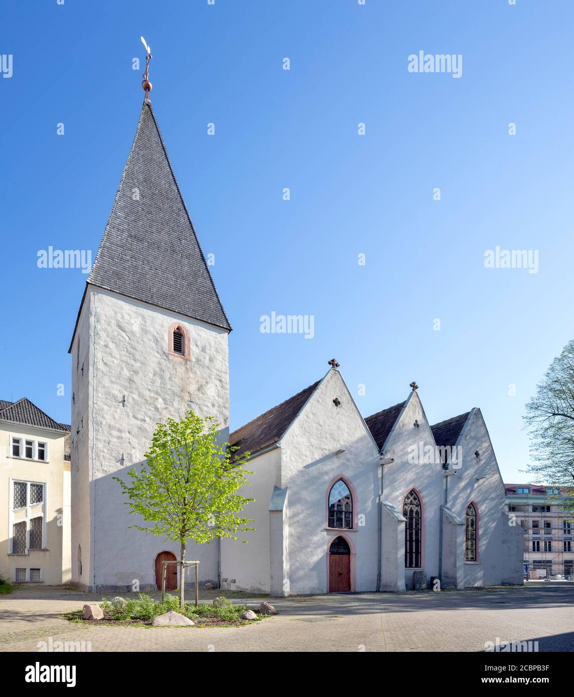 Chiesa del mercato protestante di St. Johann, Lage, Westfalia orientale, Nord Reno-Westfalia, Germania Foto Stock