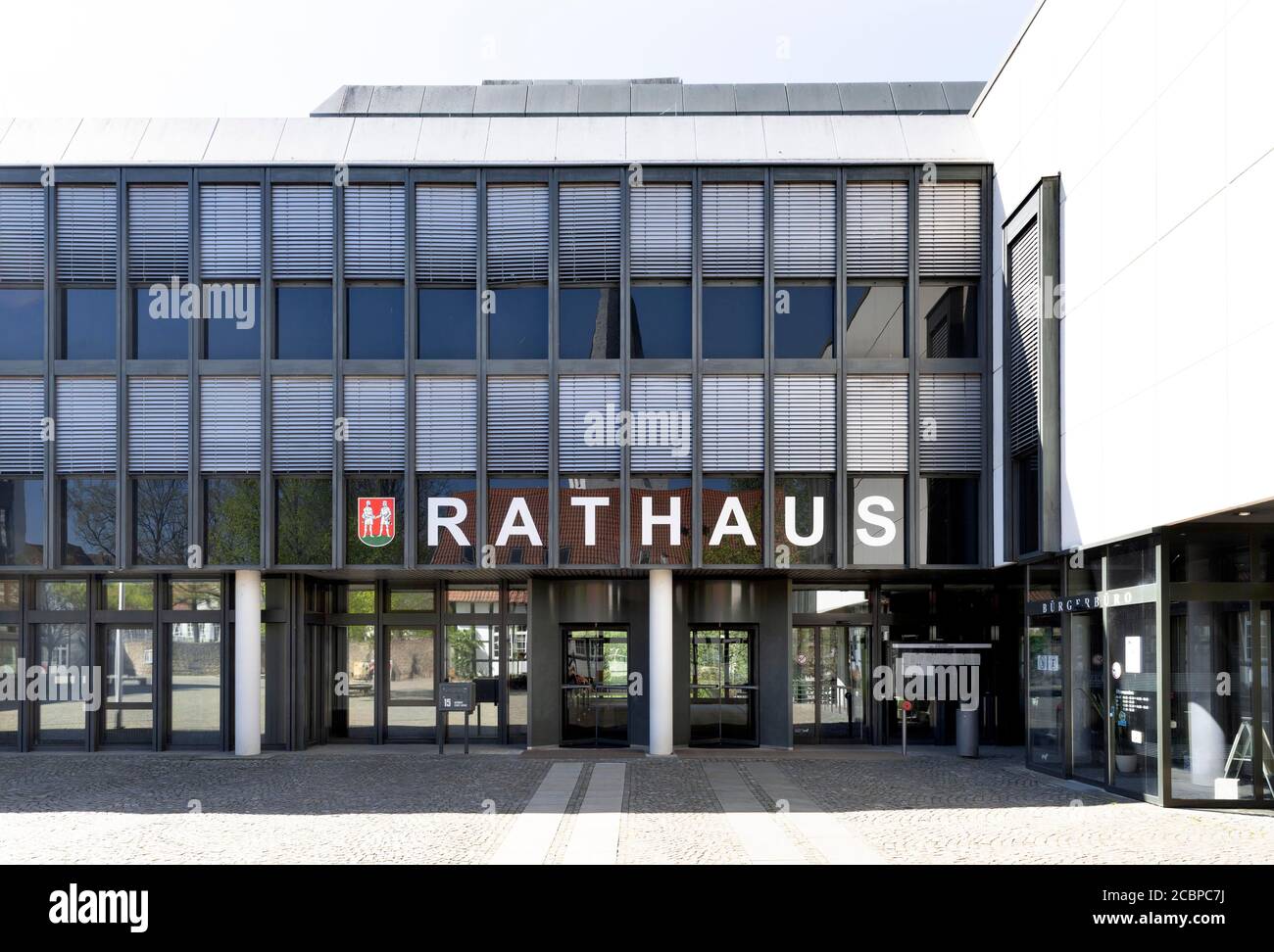 Municipio, Buende, Westfalia Est, Nord Reno-Westfalia, Germania Foto Stock