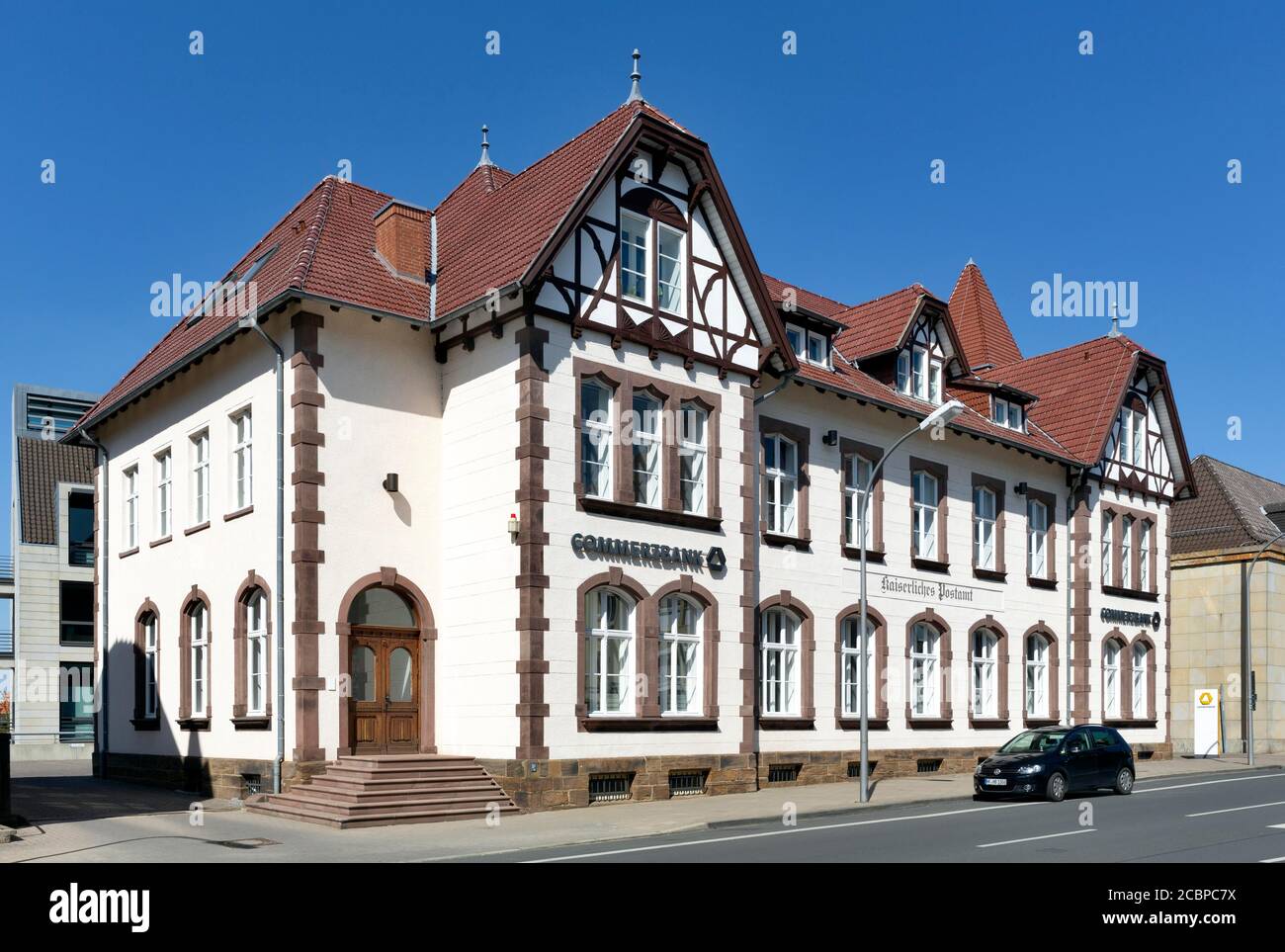 Ex Ufficio postale Imperiale, Luebbecke, Westfalia orientale, Renania settentrionale-Vestfalia, Germania Foto Stock