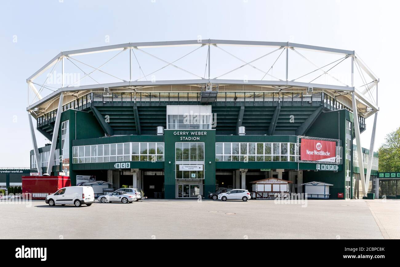 Stadio Gerry Weber, Halle East Westfalia, Nord Reno-Westfalia, Germania Foto Stock