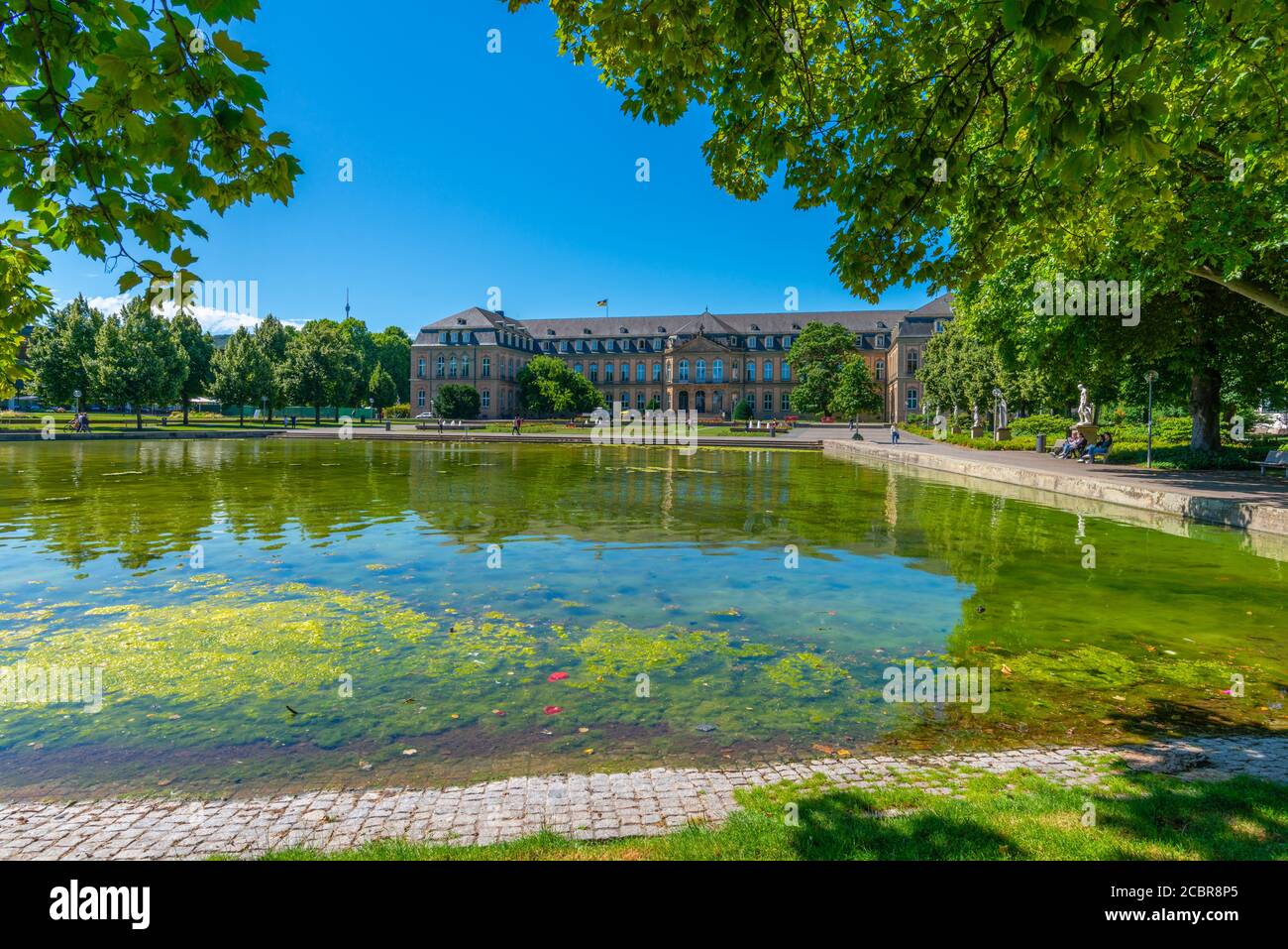 Oberer Schlossgarten o Giardino del Castello superiore, Stoccarda, Stato federale Baden-Württemberg, Germania del Sud, Europa Foto Stock