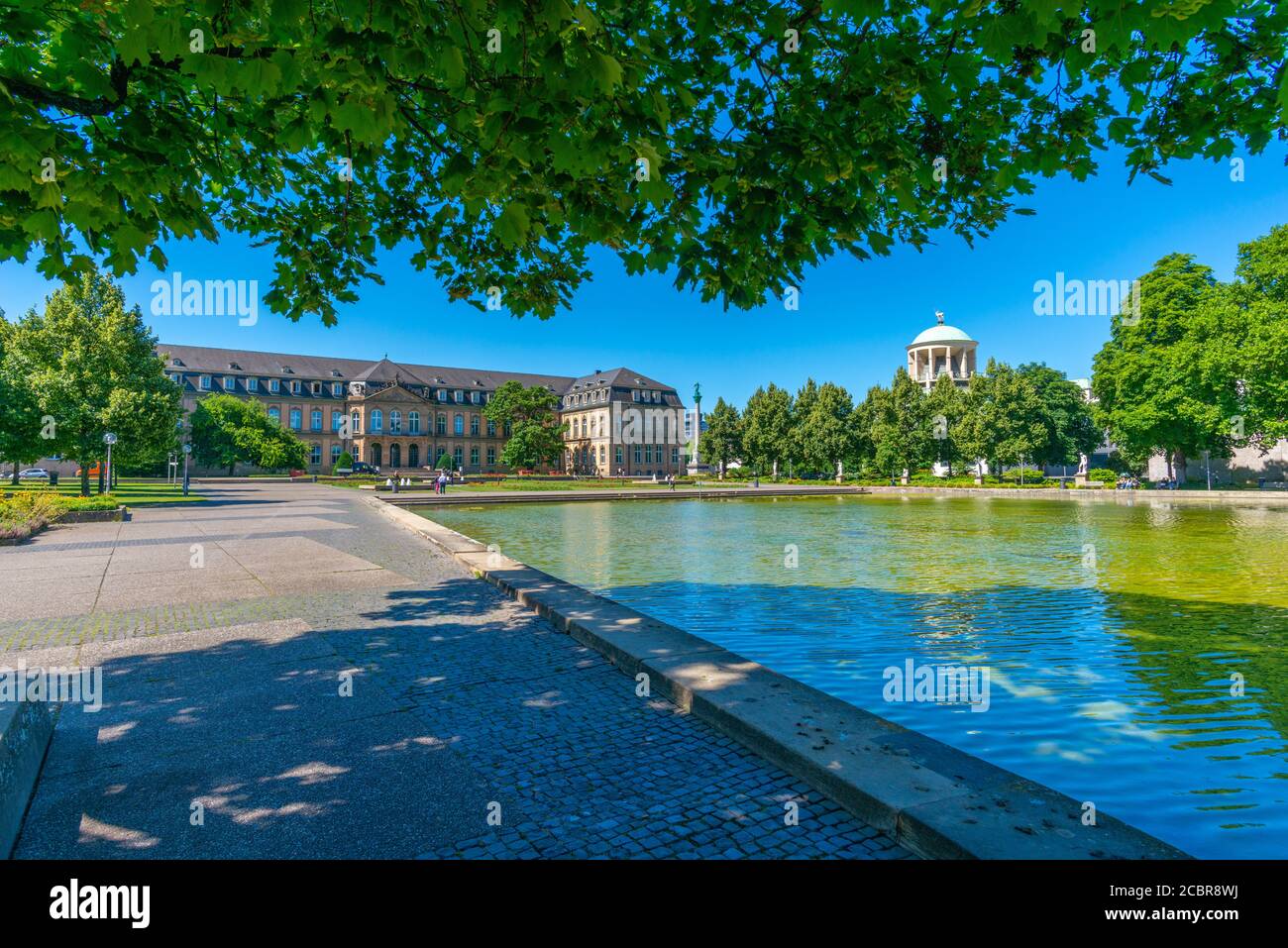 Oberer Schlossgarten o Giardino del Castello superiore, Stoccarda, Stato federale Baden-Württemberg, Germania del Sud, Europa Foto Stock