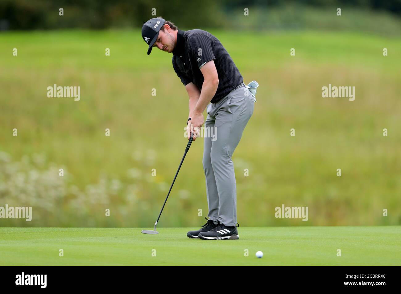 Connor Syme della Scozia il 13° giorno del Celtic Classic al Celtic Manor Resort. Foto Stock