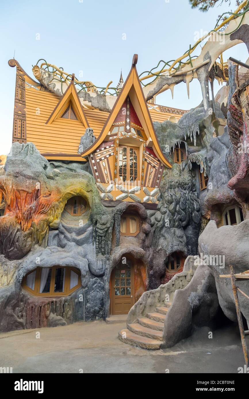 Crazy House Hang Nga Guesthouse a Dalat, Vietnam Foto Stock