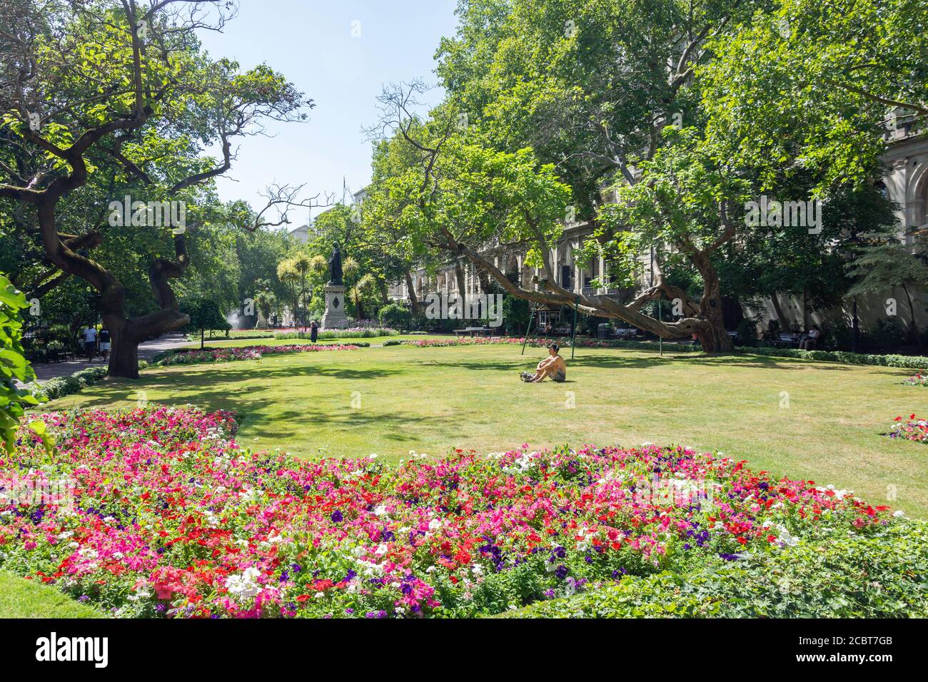 Whitehall Gardens, Victoria Embankment, City of Westminster, Greater London, England, Regno Unito Foto Stock