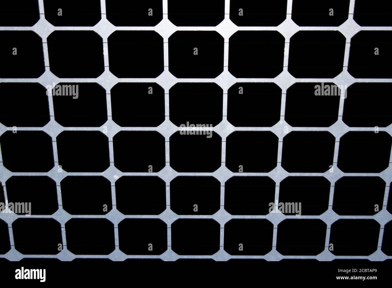 Pannello solare primo piano foto Foto Stock