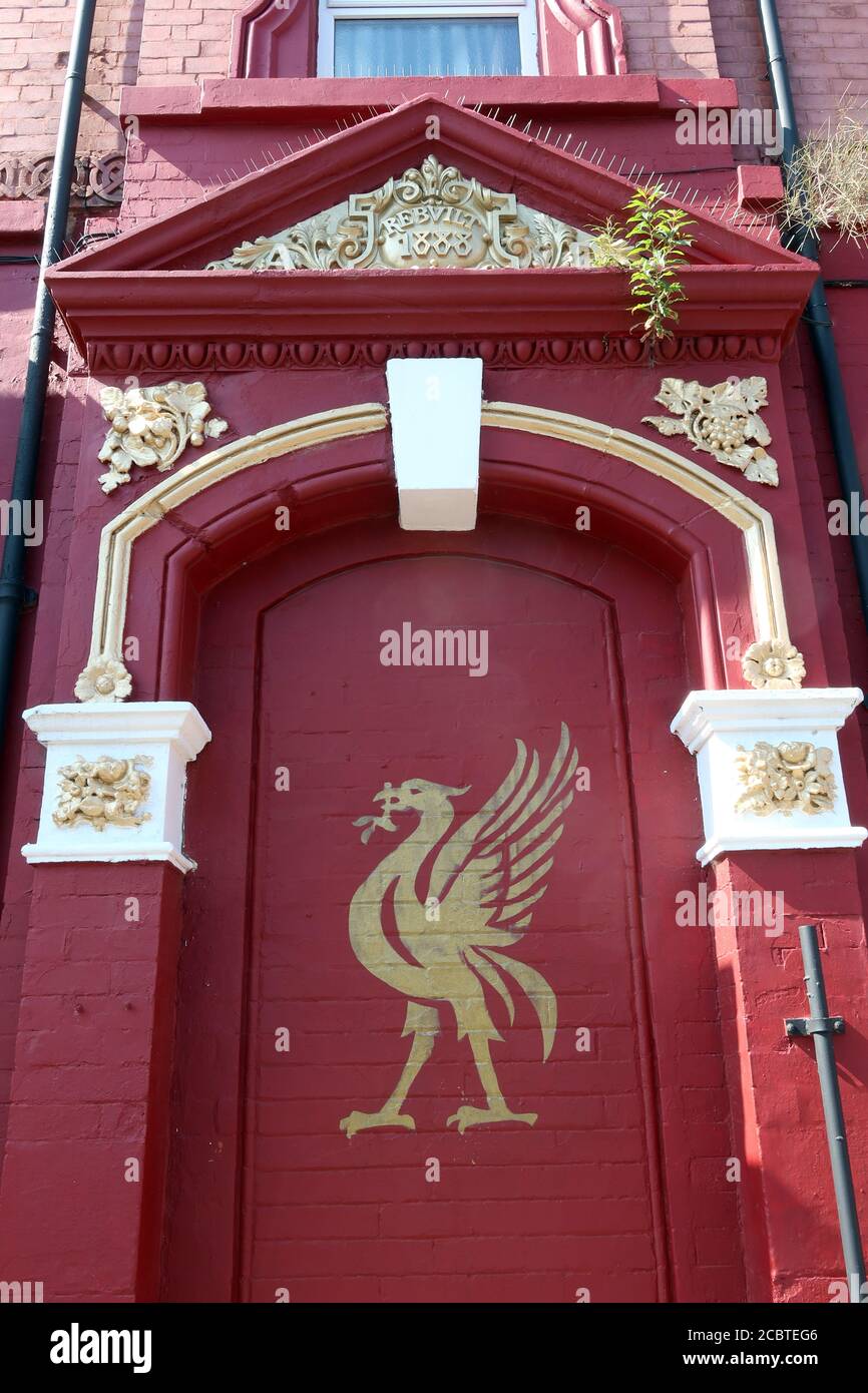 Liver Bird, The Park Pub, 216-218 Walton Breck Rd, Liverpool, Merseyside, Inghilterra, Regno Unito, L4 0RQ Foto Stock