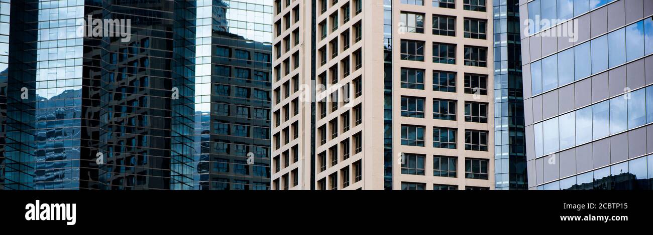 Architettura astratta di un edificio moderno. Primo piano. Foto Stock