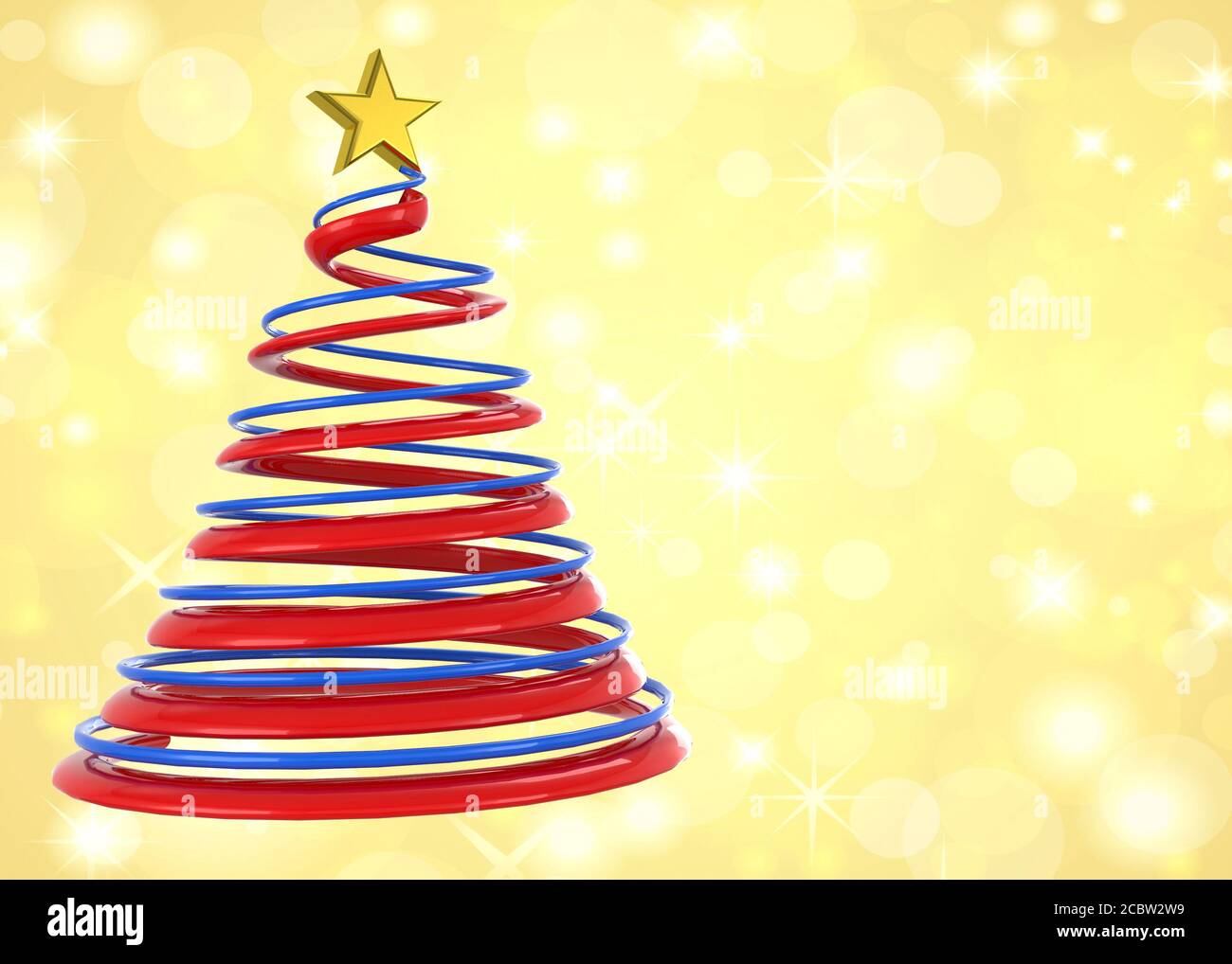 L'albero di Natale - 3D Foto Stock