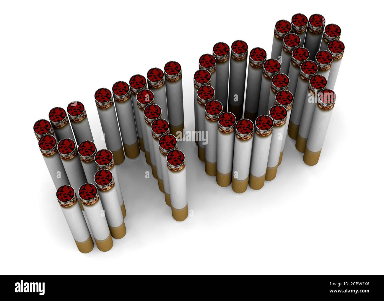 Stop Smoking Concept - 3D Foto Stock