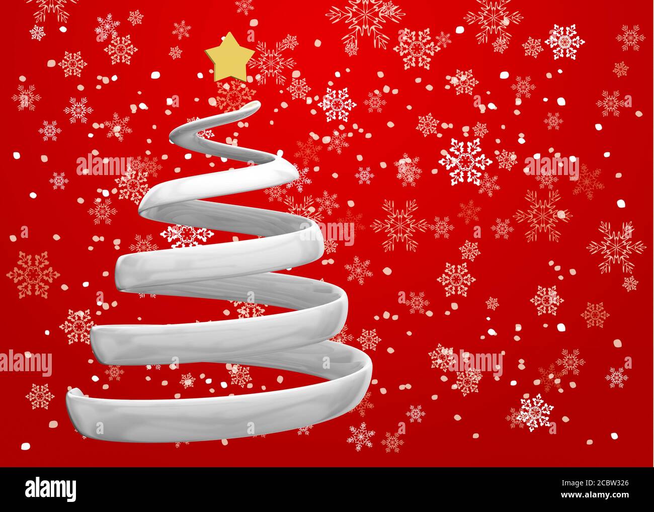 L'albero di Natale - 3D Foto Stock