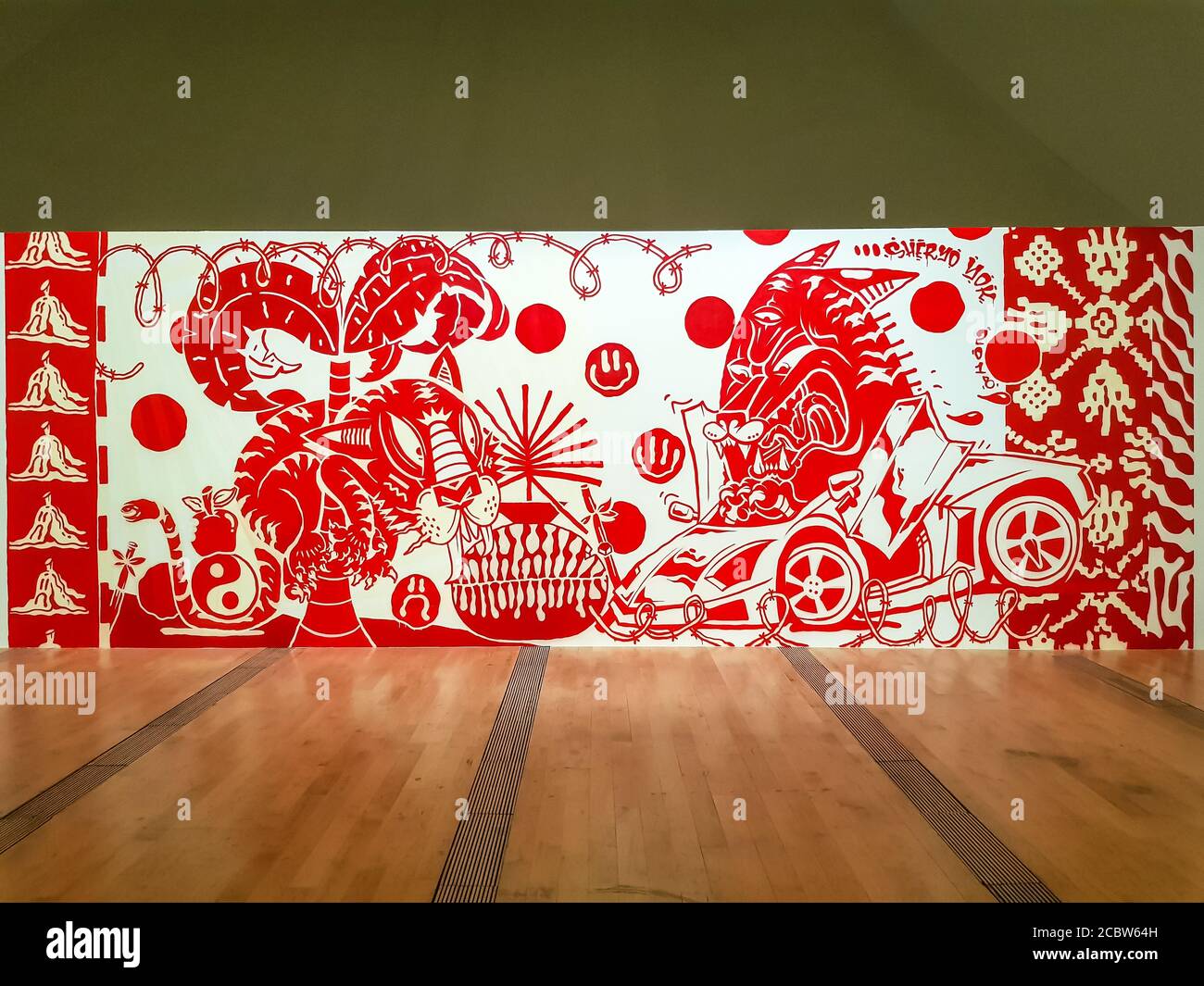 Arte nella Singapore National Gallery Foto Stock