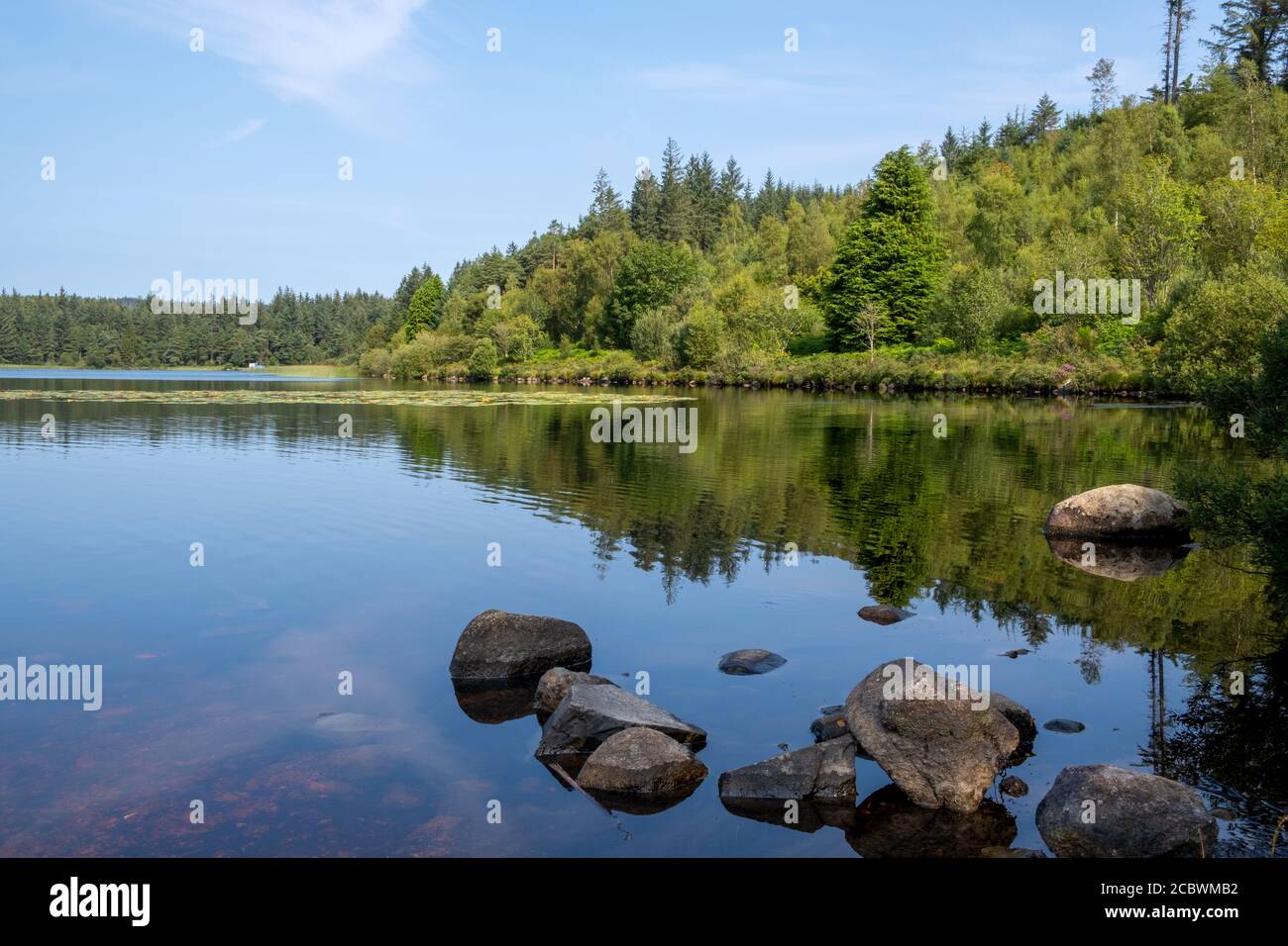 Loch Stroan, Dumfries & Galloway, Scozia, Regno Unito Foto Stock