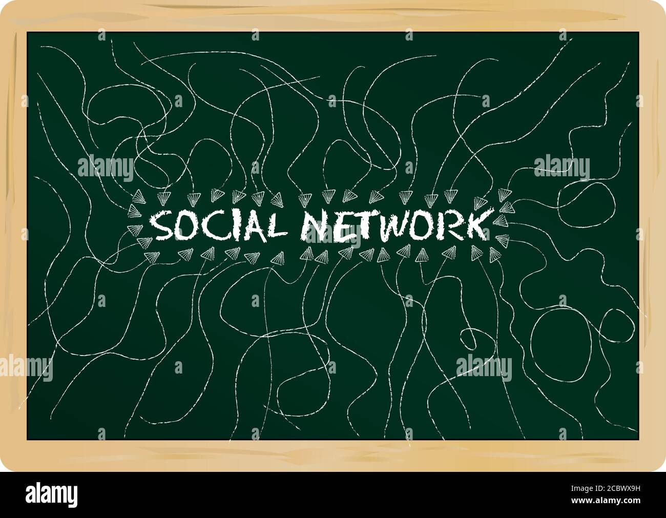 concetto di social media illustrazione vettoriale, segno, simbolo, elemento di design o concetto di comunicazione Illustrazione Vettoriale