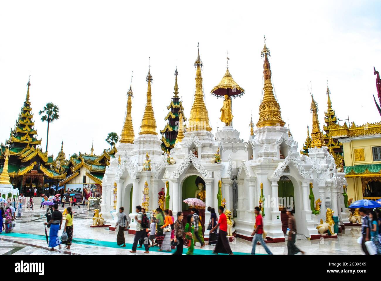 Shwedagon pagoda Foto Stock