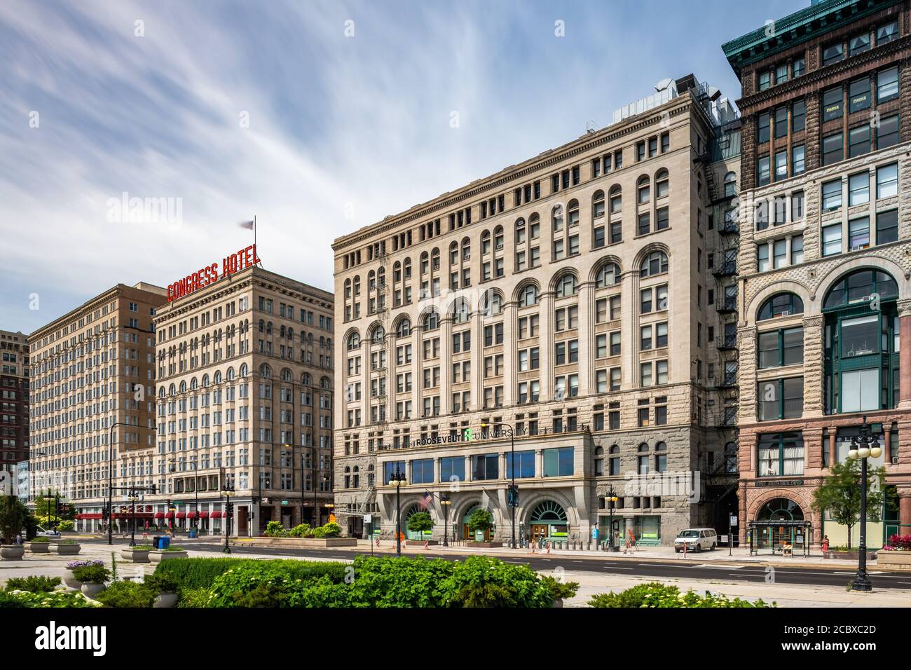 Auditorium Building progettato da Adler & Sullivan Foto Stock