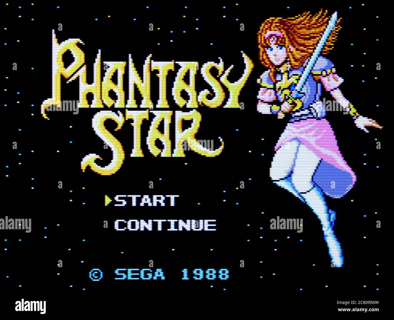 Phantasy Star - sega Master System - SMS - editoriale utilizzare solo Foto Stock
