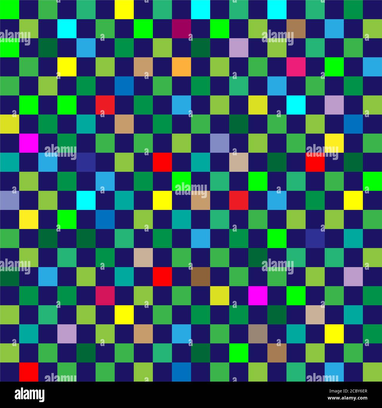 checker scacchi quadrato multicolore vettore di sfondo astratto, controllo texture motivo senza giunture Illustrazione Vettoriale