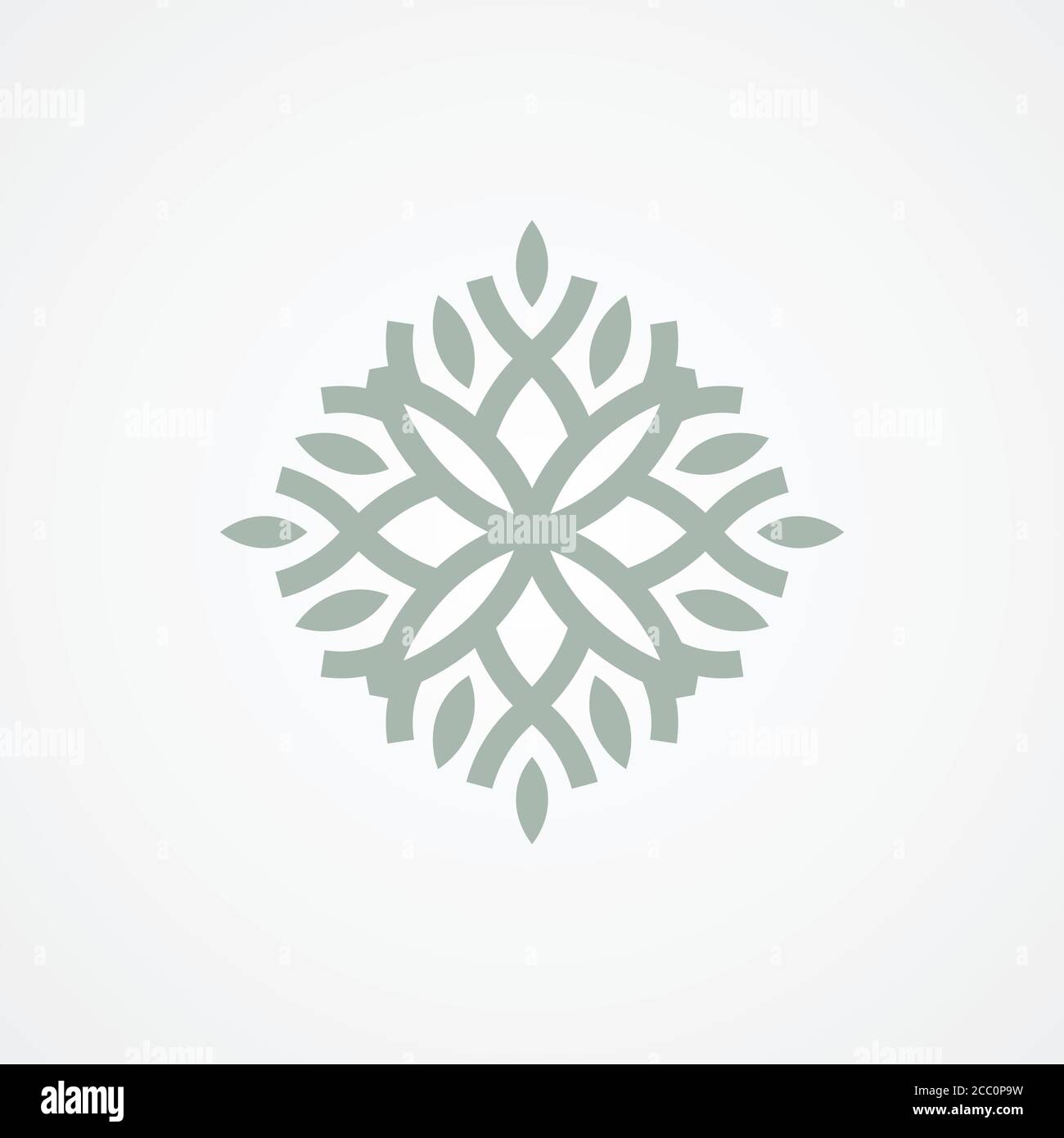 Icona ornamento foglia per il simbolo di progettazione elemento. Semplice disegno simbolo foglia per il vostro business simbolo. Illustrazione vettoriale EPS.8 EPS.10 Illustrazione Vettoriale