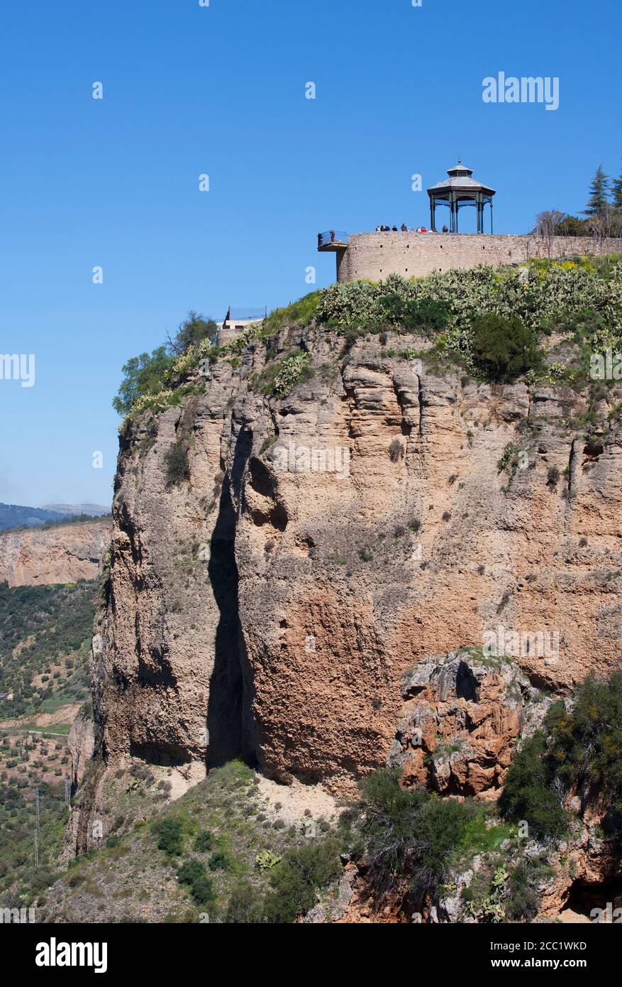 Spagna, Ronda, vista della provincia di Malaga Foto Stock