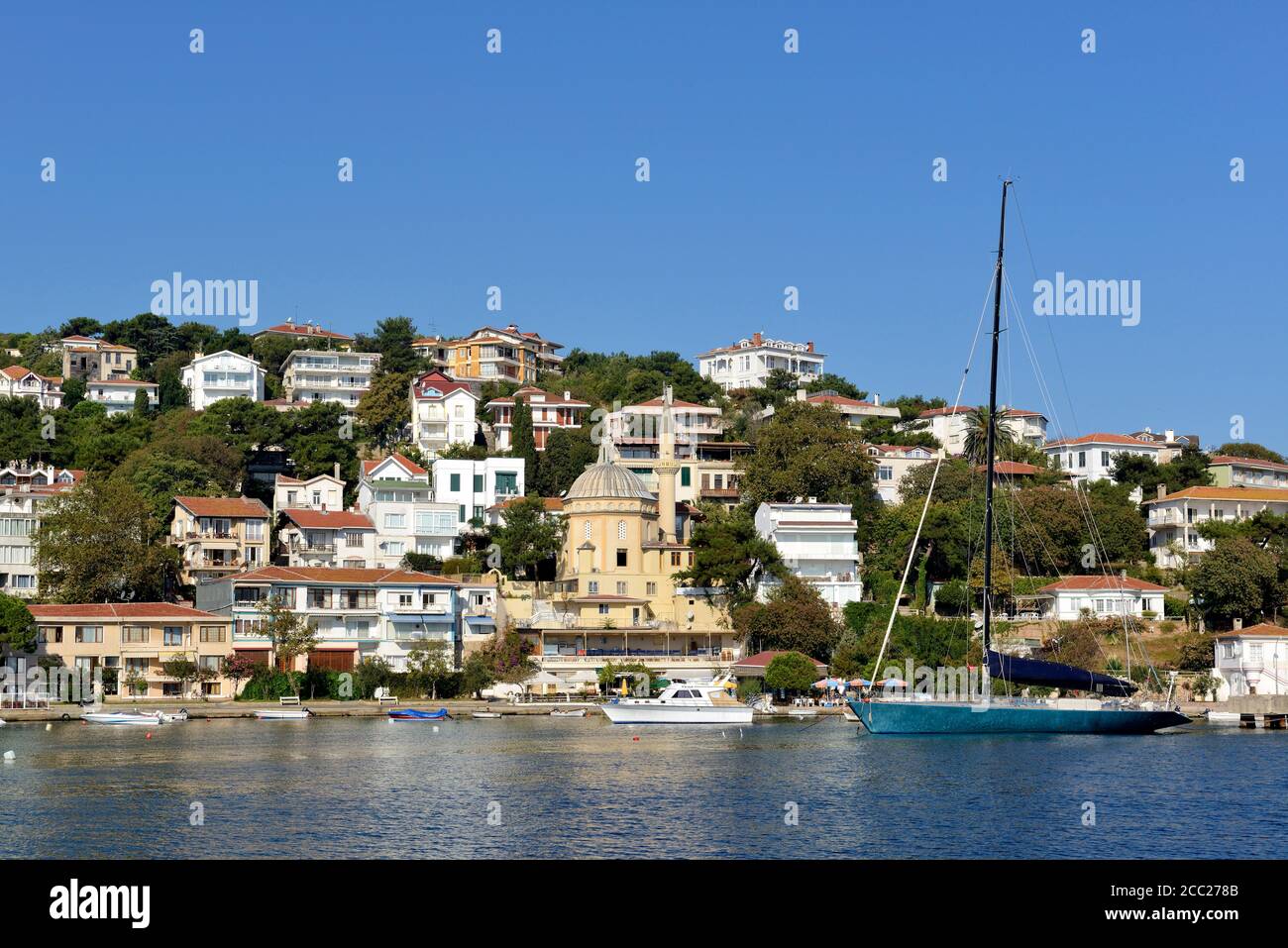 Turchia, Istanbul, vista di Burgazada isola Foto Stock