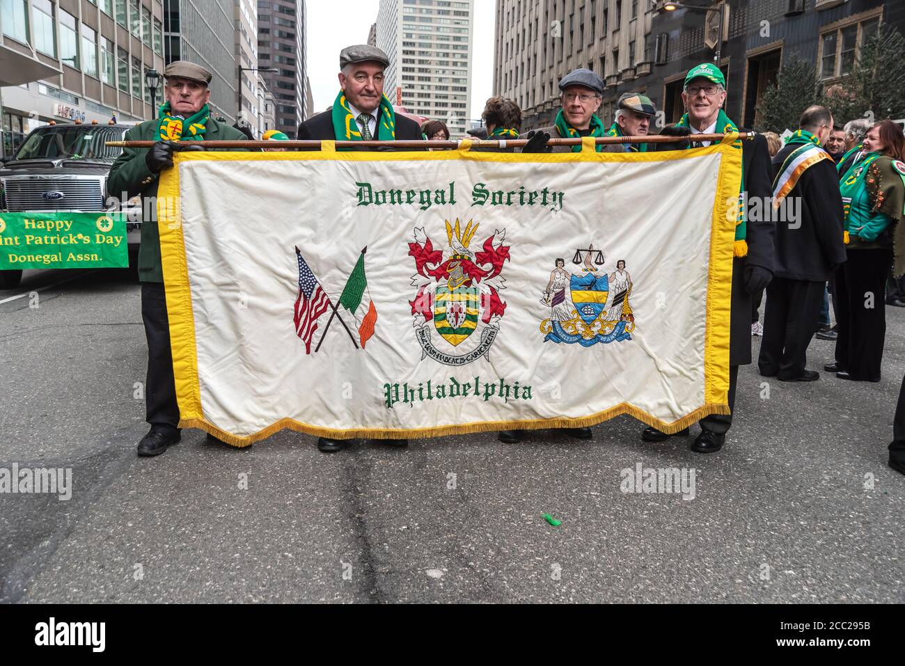 Saint Patrick's Day, parata, Philadelphia, PA, USA Foto Stock