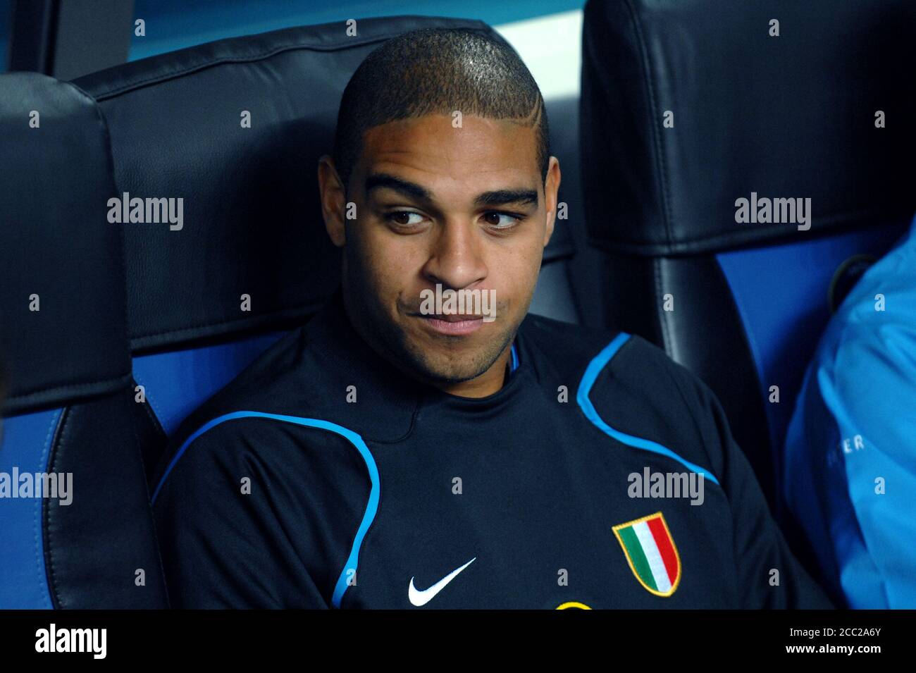 Fabio Diena   Milano Italia, 18 ottobre 2006,' G.Meazza' Stadium, UEFA Champions League 2006/2007, FC Inter - Spartak Mosca : Adriano prima della partita Foto Stock