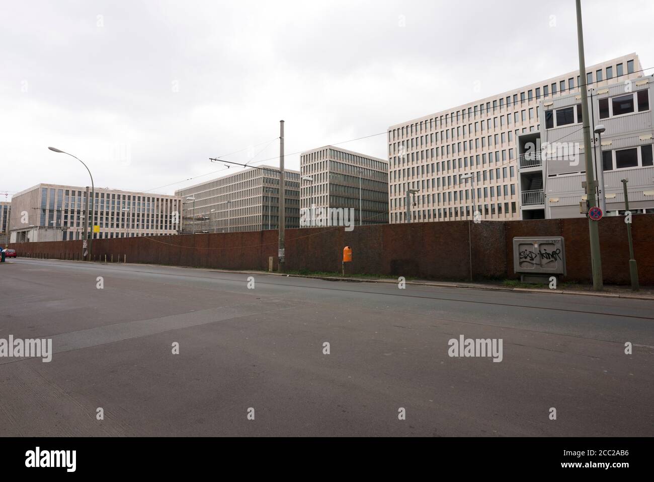 Germania, Berlino, vista del BND nuovo edificio del tedesco agenzia di intelligence Foto Stock