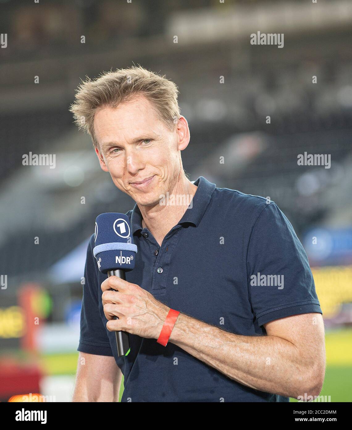 Braunschweig, Germania. 8 agosto 2020. Frank BUSEMANN, ex Zehnkaempfer, esperto TV, in 08.08.2020 campionati tedeschi di atletica 2020, dal 08.08. - 09.08.2020 a Braunschweig/Germania. Â | utilizzo in tutto il mondo Credit: dpa/Alamy Live News Foto Stock