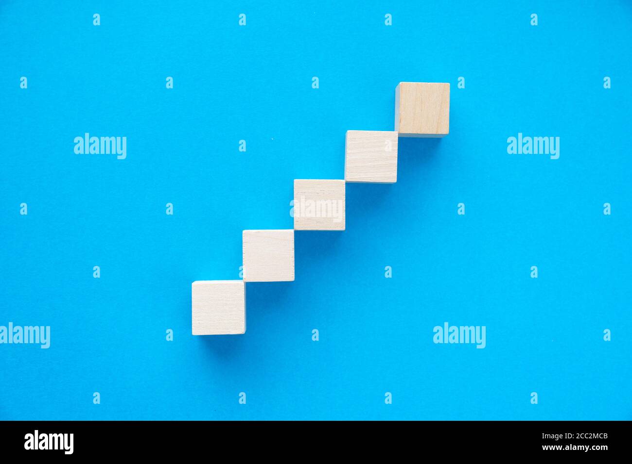 Processo di successo della crescita della bussiness Foto Stock