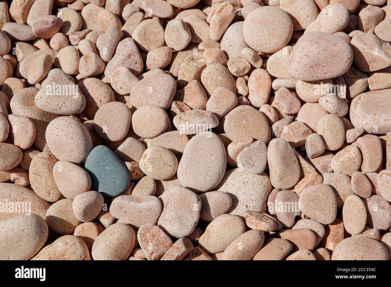 Pietre della spiaggia Foto Stock