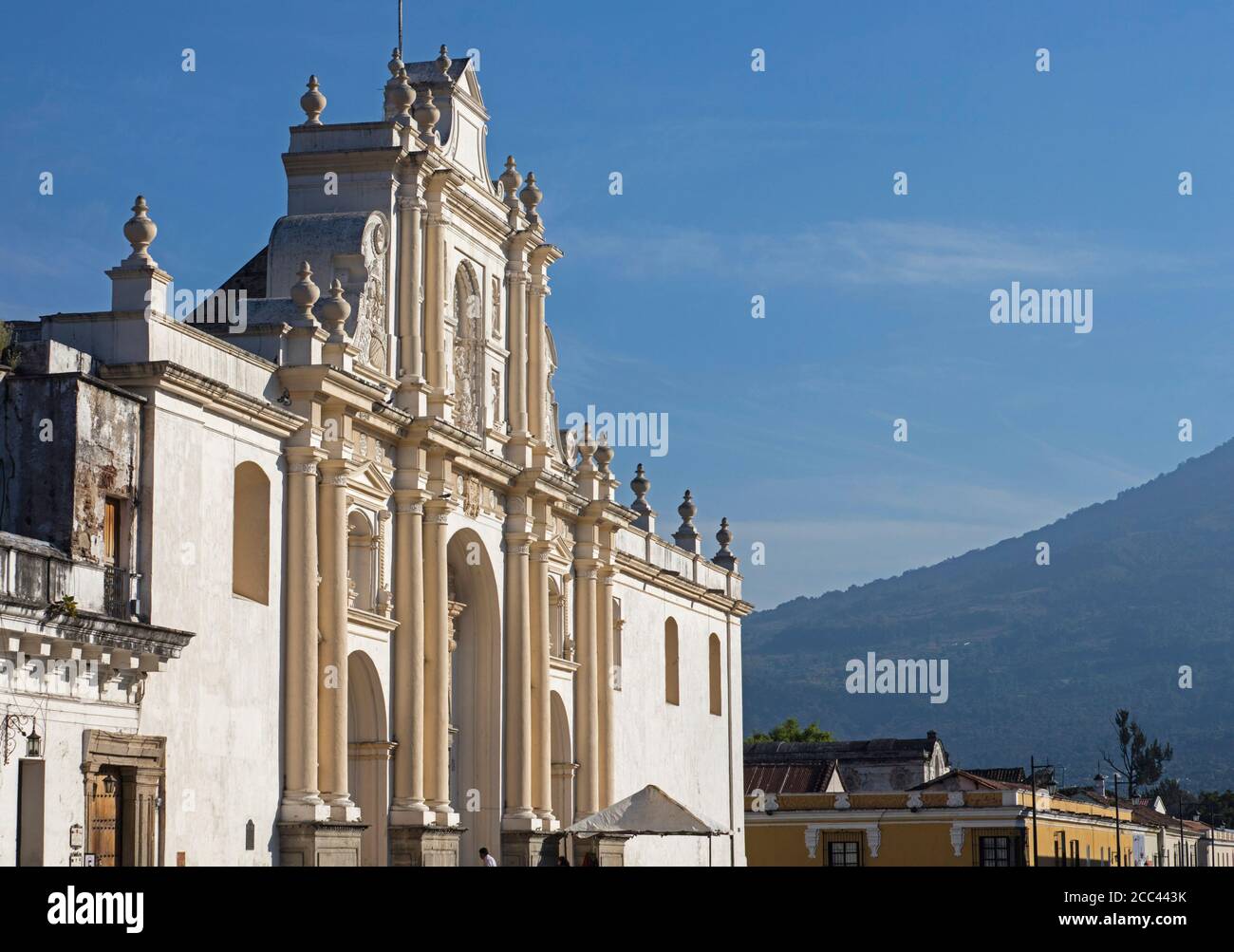Cattedrale di San Giuseppe / Cattedrale di San Giacomo Parrocchia di San Giuseppe nella città Antigua Guatemala, Dipartimento Sacatepéquez, Guatemala, America Centrale Foto Stock