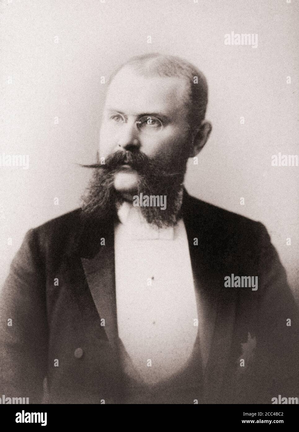 Guglielmo II di Württemberg (1848 – 1921) fu l'ultimo re di Württemberg. Ha governato dal 6 ottobre 1891 fino all'abolizione del regno il 30 Novemba Foto Stock