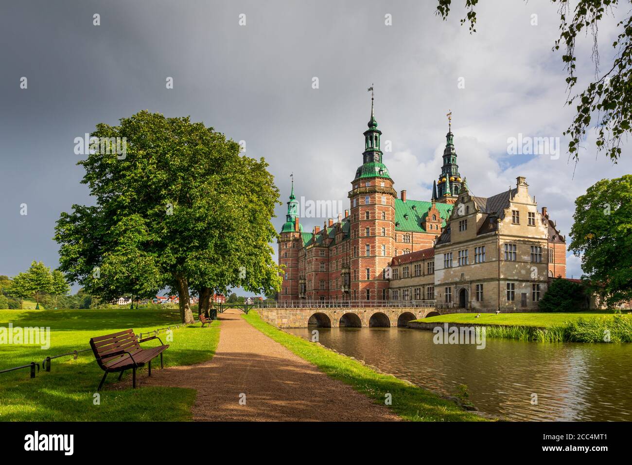 Castello Frederiksborg, Hillerød, Danimarca Foto Stock