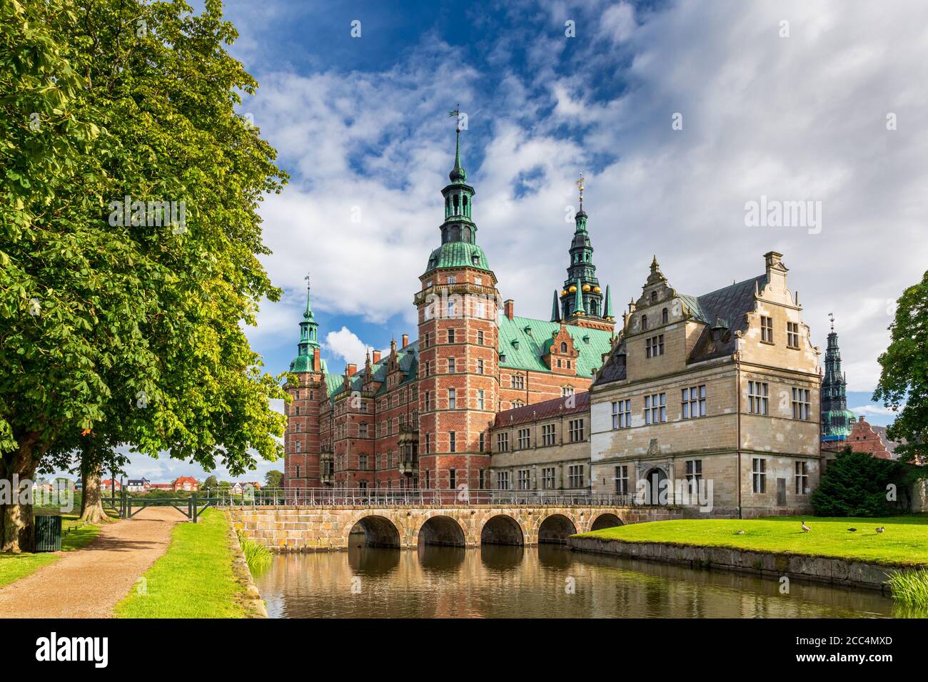 Castello Frederiksborg, Hillerød, Danimarca Foto Stock