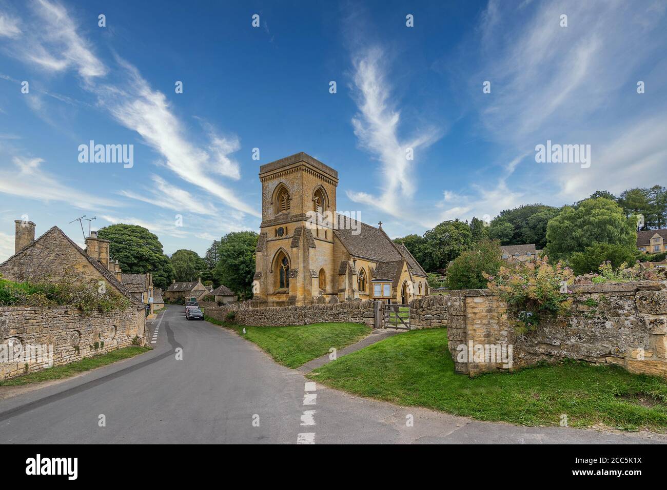Snowshill nelle Cotswolds Foto Stock