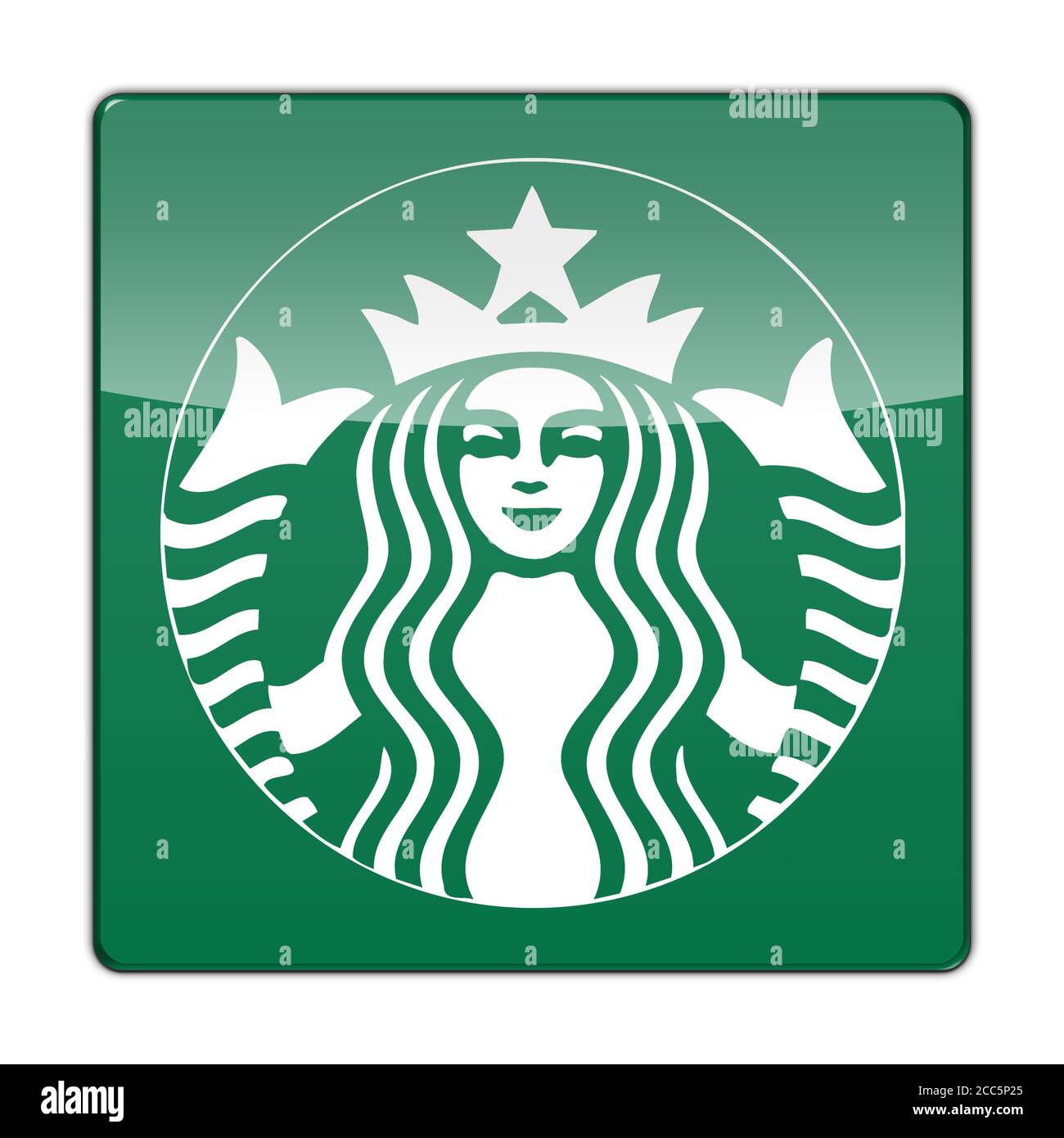 Icona Starbucks Foto Stock