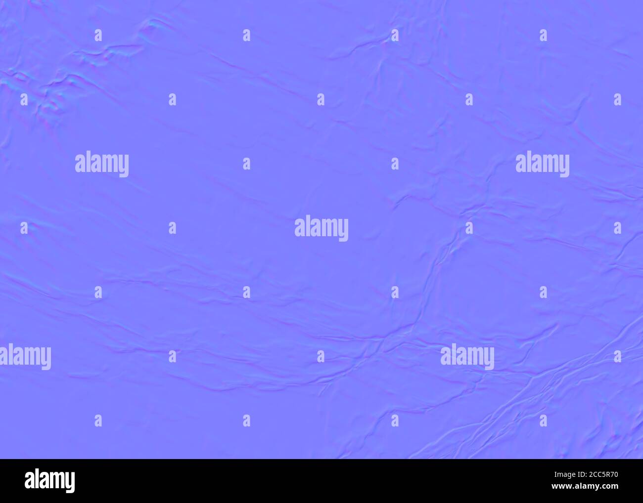 Mappa normale delle pieghe del tessuto, onda. Immagine generata dal computer Foto Stock