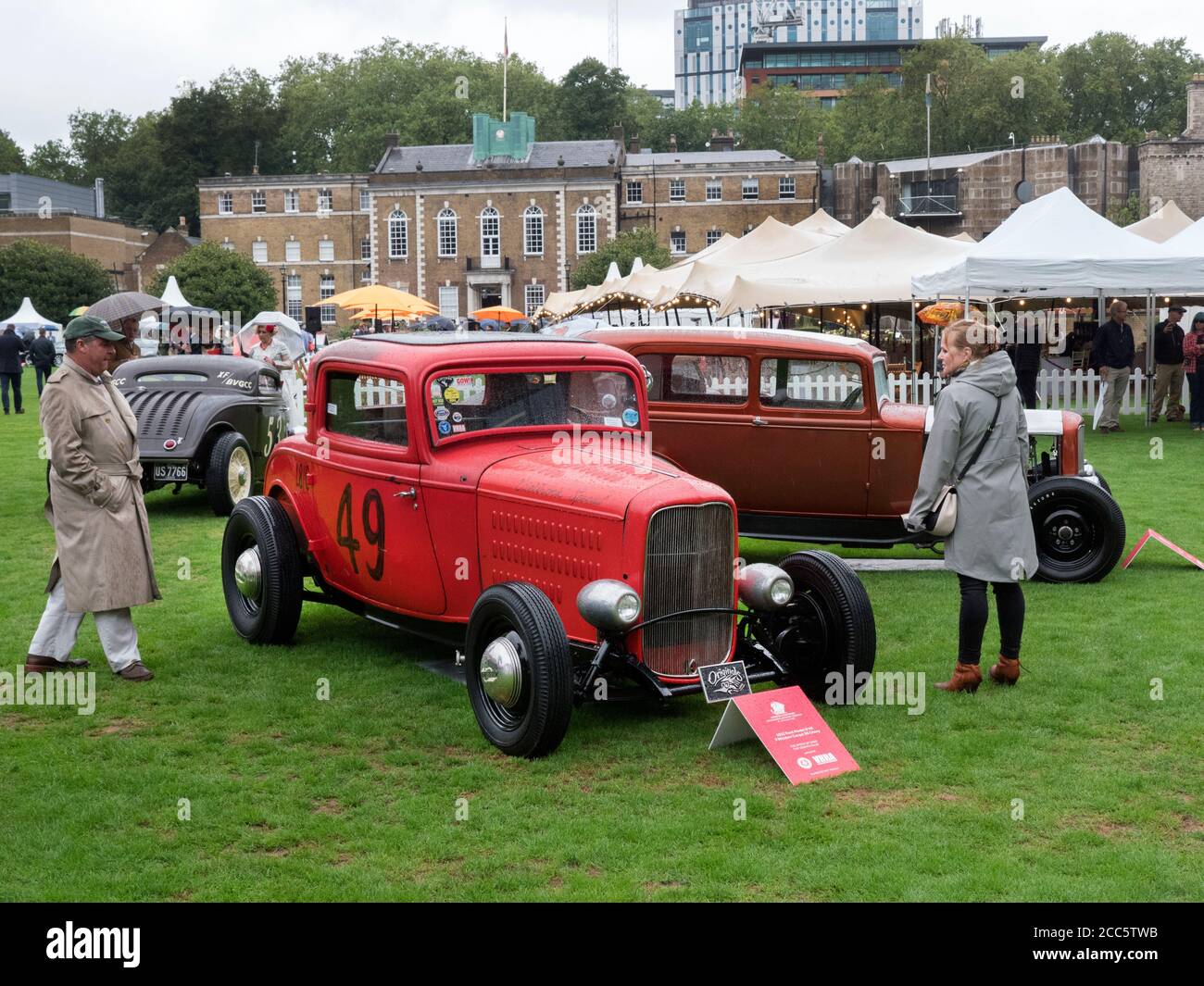 1932 Model B Hotrod al London Concours 2020 AT La Compagnia di artiglieria 19/08/2020 Foto Stock