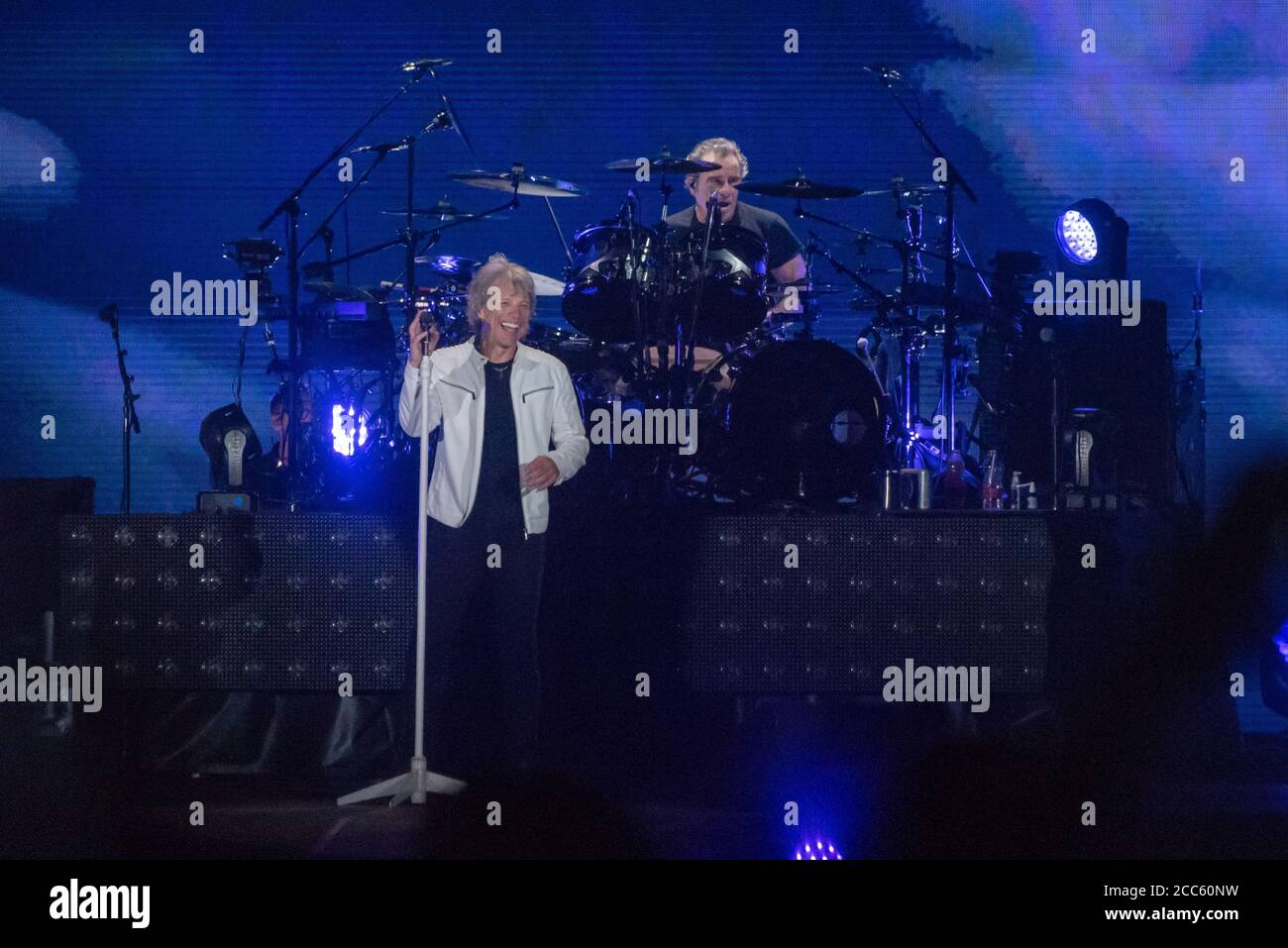 25 luglio 2019 'questa Casa non è in vendita' Bon Tour di Jovi a Tel Aviv Israele Foto Stock
