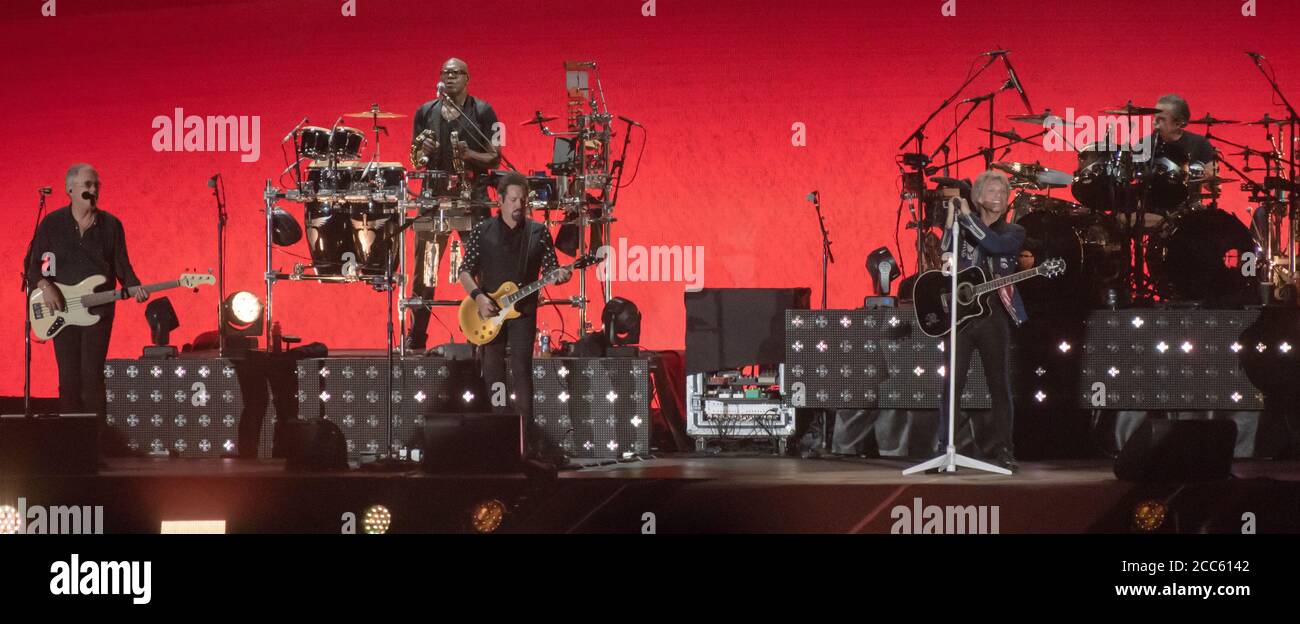 25 luglio 2019 'questa Casa non è in vendita' Bon Tour di Jovi a Tel Aviv Israele Foto Stock