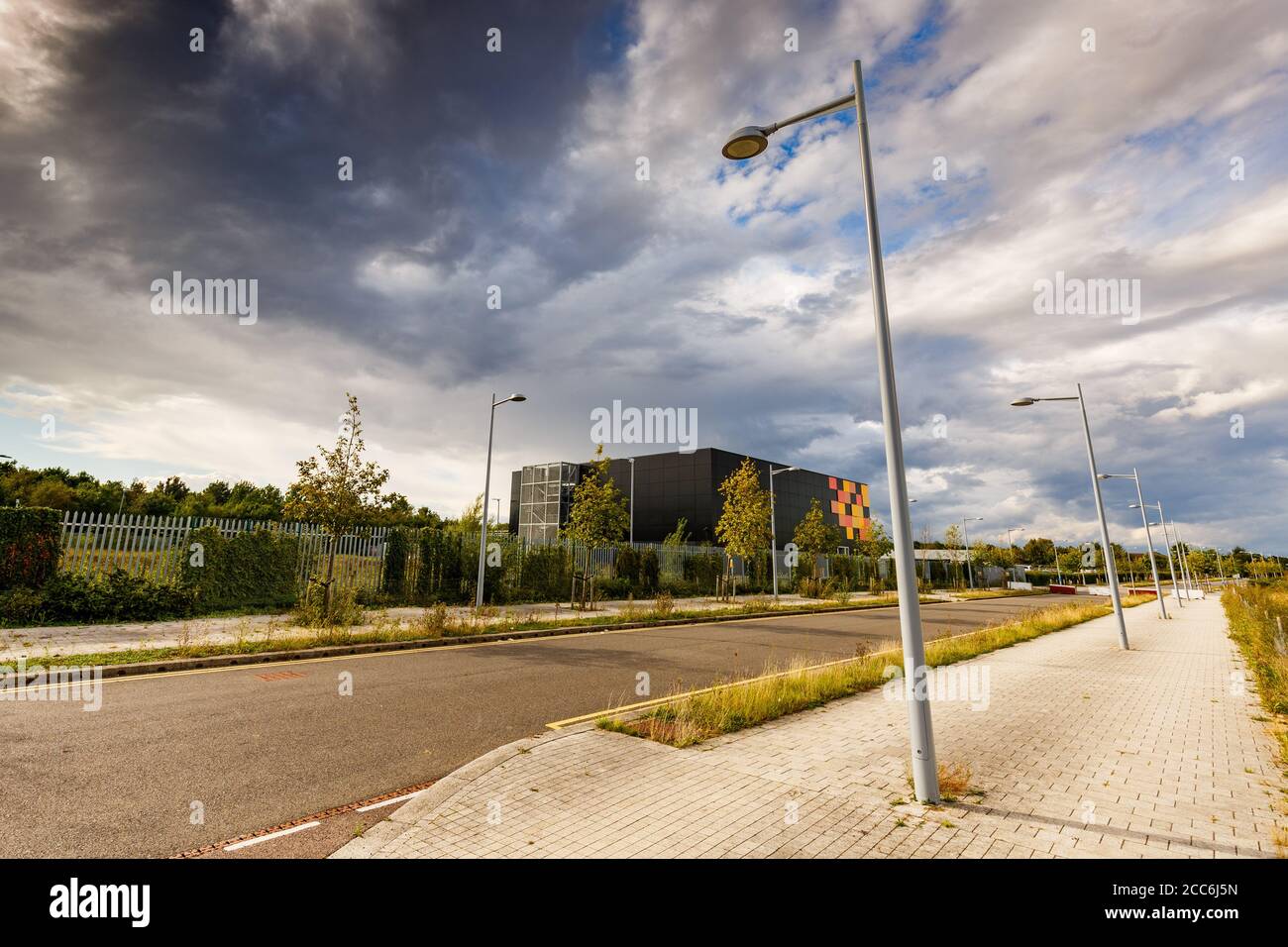 Centro dati dell'Università di Cambridge sul sito di West Cambridge Foto Stock